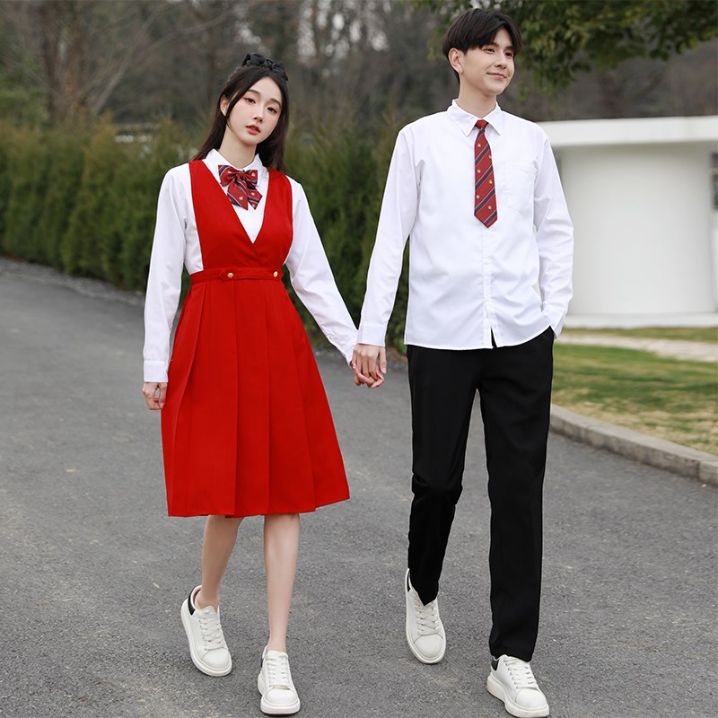 中学生合唱团演出服初中生毕业班服长裙套装诗歌朗诵比赛集体服装