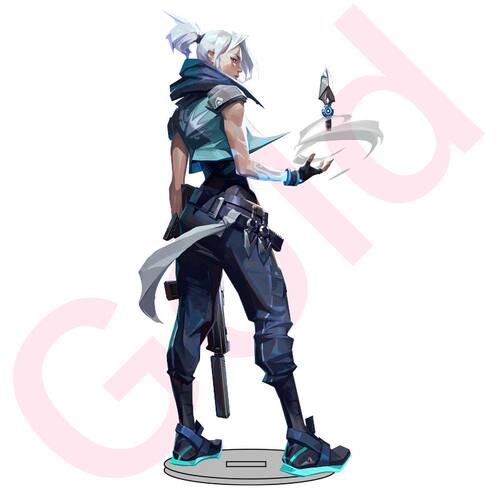 无畏契约游戏周边亚克力人形大立牌霓虹捷风盖可暮蝶瓦瓦手办