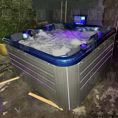 户外大池按摩冲浪浴缸spa6人泡池Bathtub家用Outdoor jacuzzi
