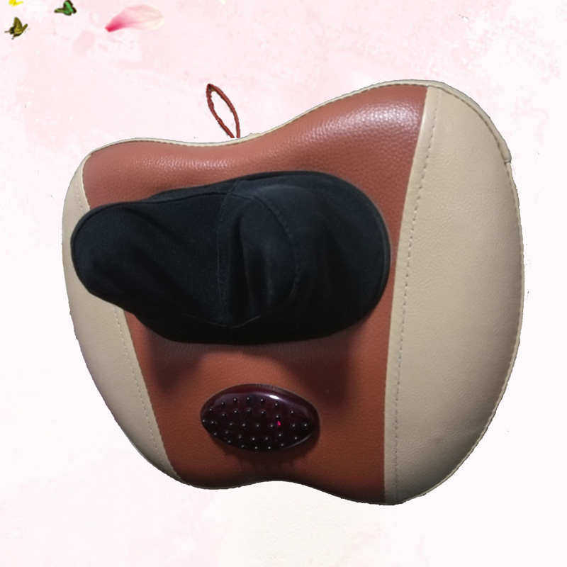 电动红外线多功能腰背部颈肩按摩仪器颈椎枕推拿揉捏脖子神器