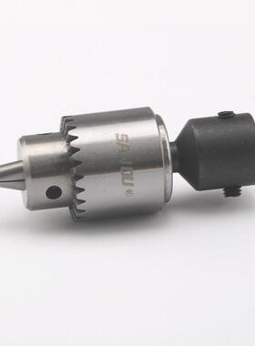 JT0钻夹头jt0微型迷你电磨DIY精磨小电机马达改装电钻三欧0.3-4mm