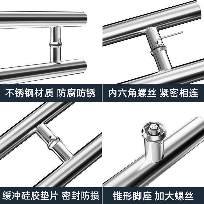 304不锈钢玻璃门拉手玫瑰金本色木门把手柄黑色KTV包厢门大门拉手,基础建材,大拉手,淘宝优惠券,粉丝福利购,淘宝优惠卷