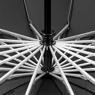 手动开收雨伞十骨双层抗风暴伞折叠大号2-3人黑色男士学生511大伞