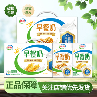 12月产伊利早餐奶麦香 24盒早餐搭配伴侣牛奶整箱官方 核桃250ml
