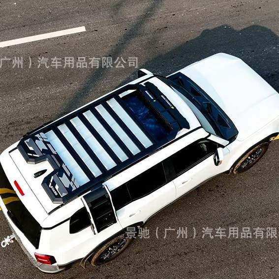 多功能爬梯行李架改装适用24款普拉多专用车顶平台新款霸道LC250