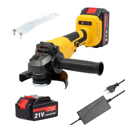 125mm无刷锂电角磨机手持多功能抛光无线打磨机充电式切割打磨