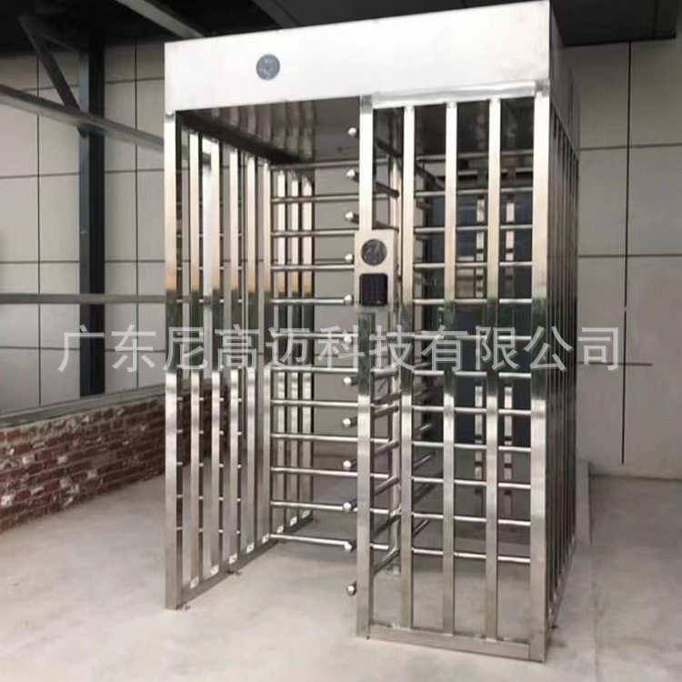 全高旋转闸机人行单向防尾随栅栏滚轴小区物业门禁人脸识别通道匝