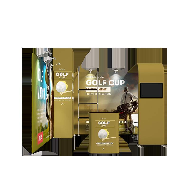 便携带重复利用快幕秀 展会展位 超市促销 广告展台 画面热转印
