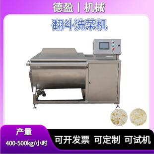 翻斗式涡流洗菜机净菜加工商用多功能清洗机果蔬肉类自动气泡清洗