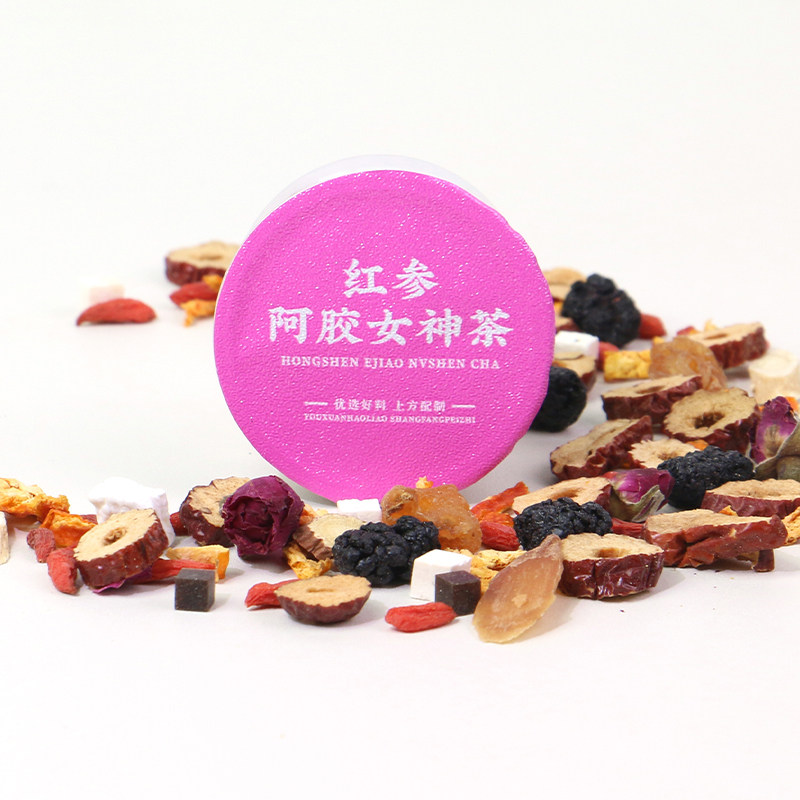 红参阿胶女神茶小罐装