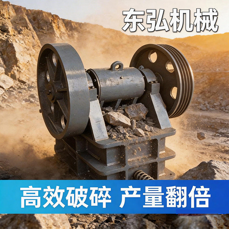 鹅卵石碎石机大型炉渣锤式破碎机小石头块鄂式移动破碎机设备厂家