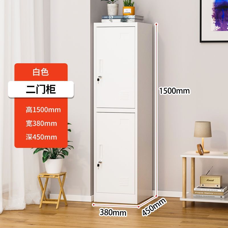 加厚铁皮单开门员工储物柜