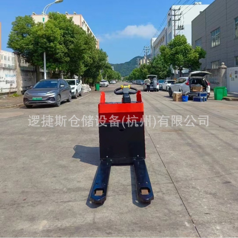 全电动2吨座驾式搬运车重型手扶式拖车托盘车仓储液压叉车