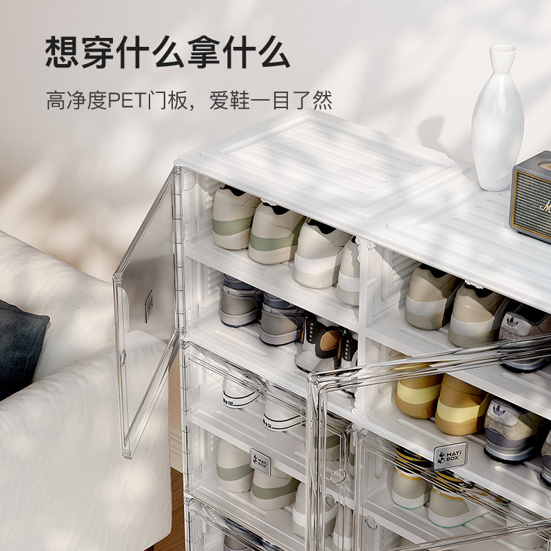简易鞋柜子家用室内好看简约现代经济型卧室门口多层收纳折叠鞋柜