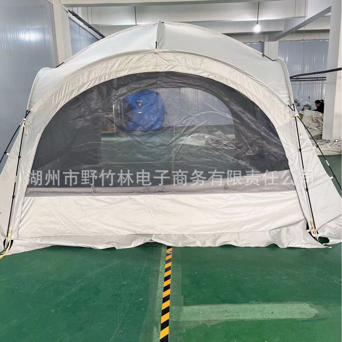 拉链款穹顶春秋冬款烟囱口雪裙大容量便携式户外球形防雨防晒帐篷