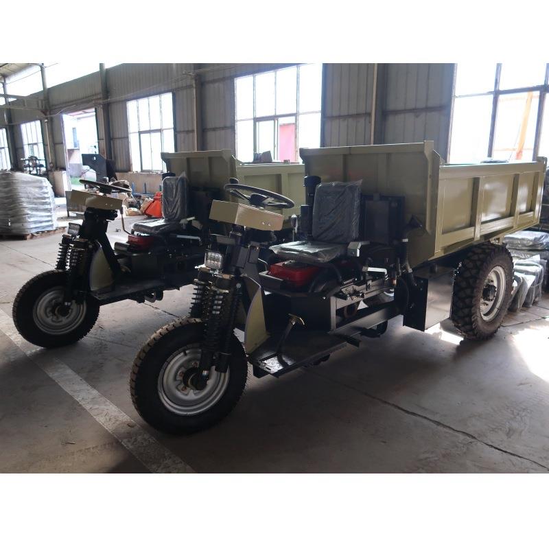 农用三轮运粮车载重3吨工地拉土工程斗车
