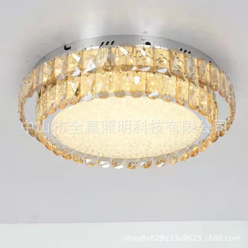 现代简约LED水晶吸顶灯