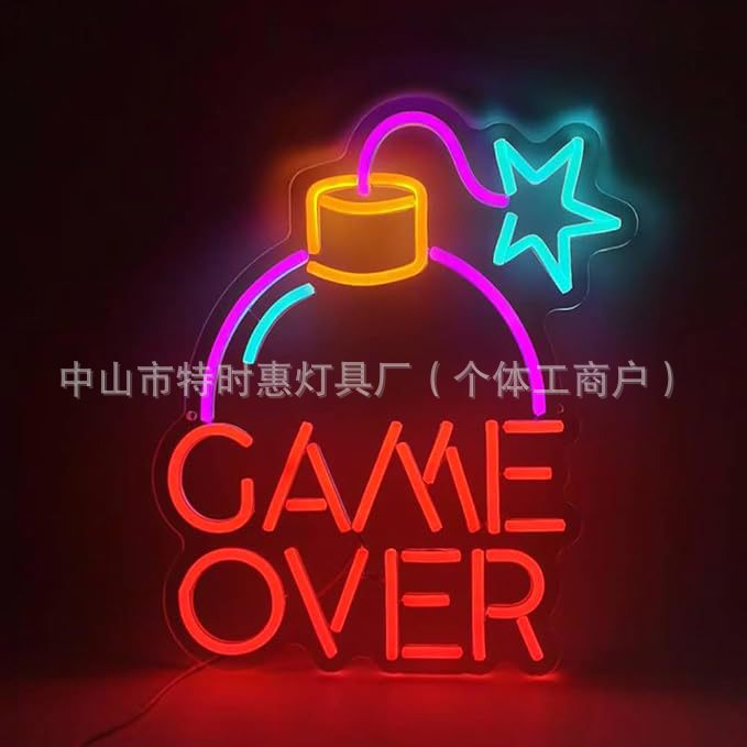 LED霓虹灯网红发光字门头招牌