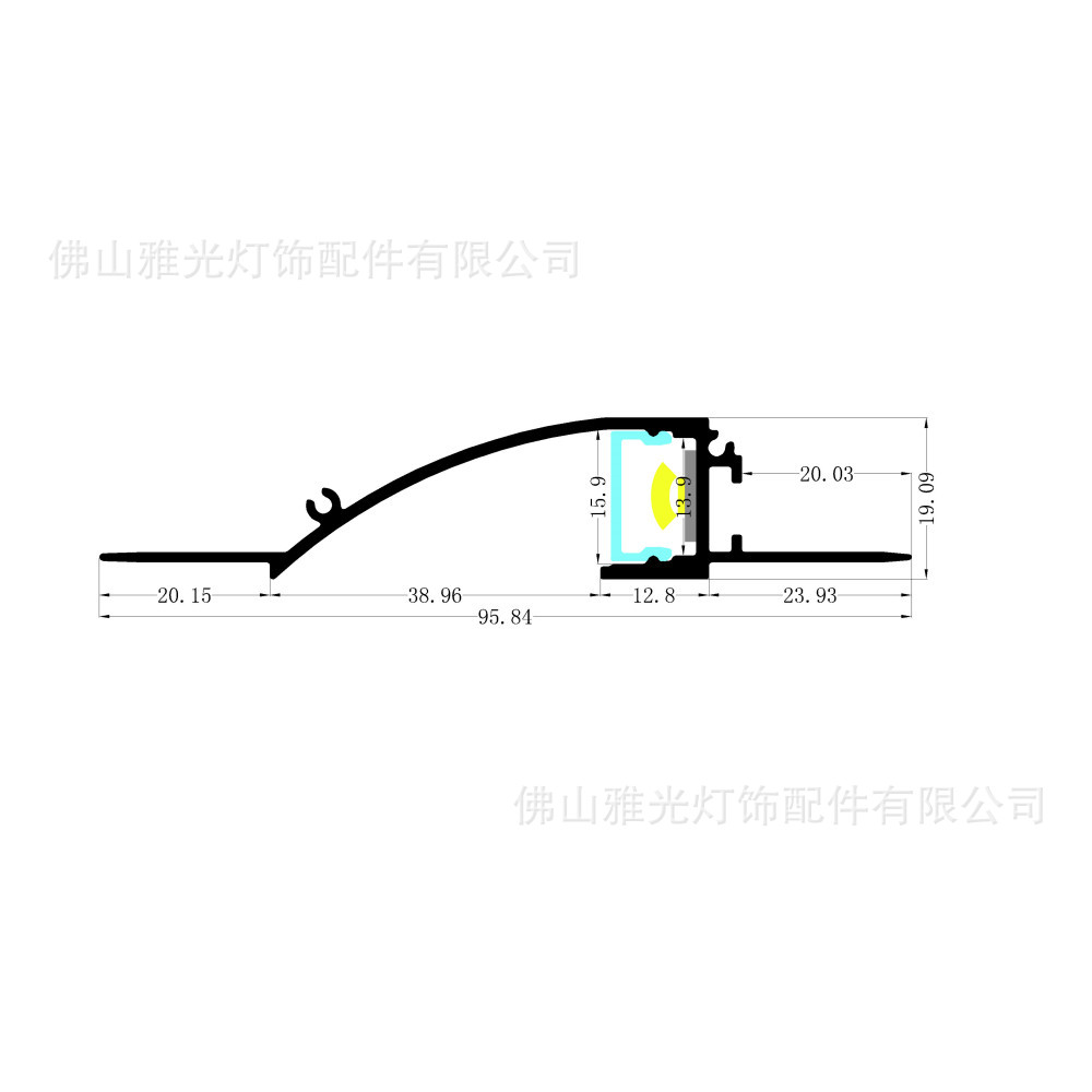 500+款天花吊顶预埋铝槽回光槽