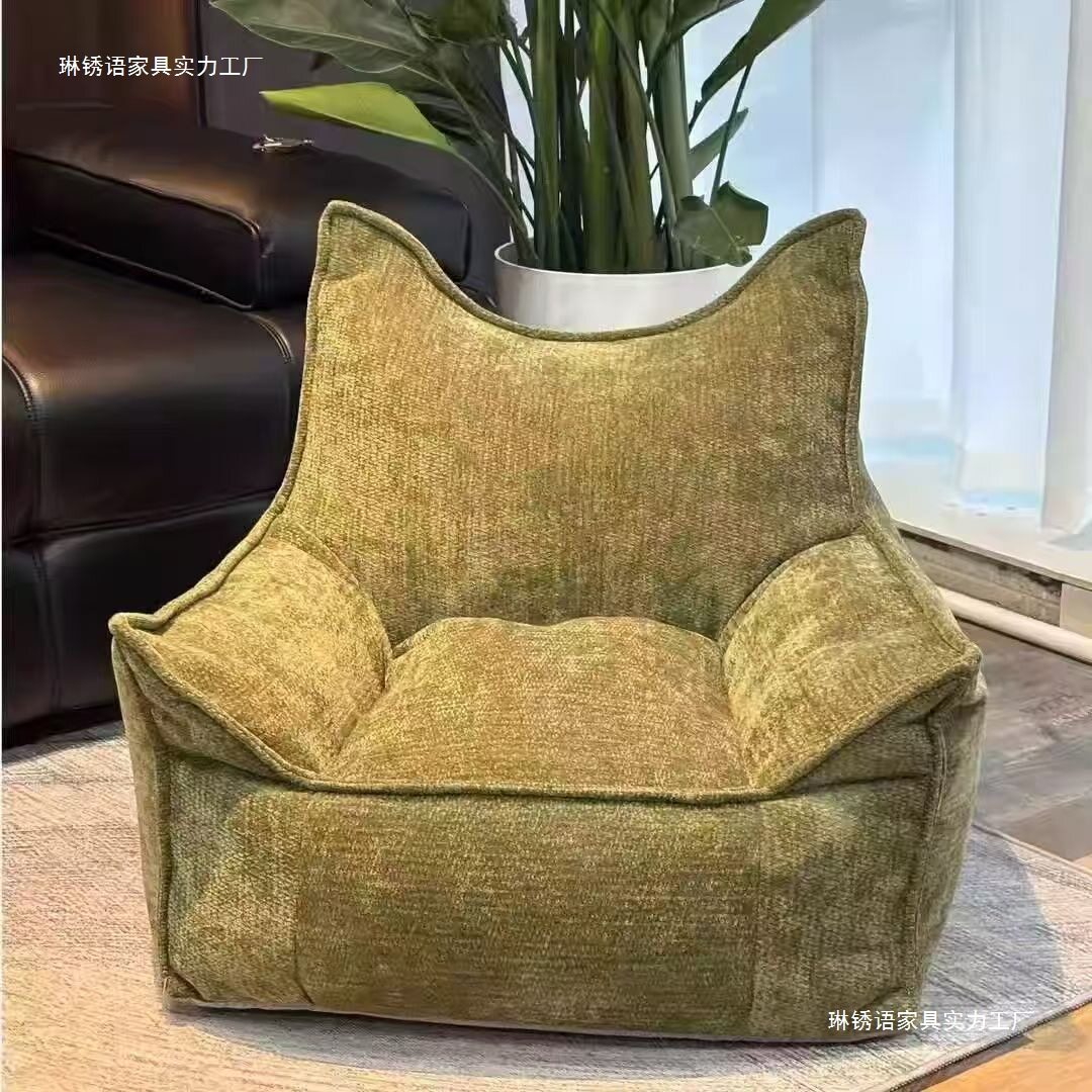 懒人沙发可躺可睡榻榻米儿童豆袋沙发阅读角单人椅阳台卧室小沙发