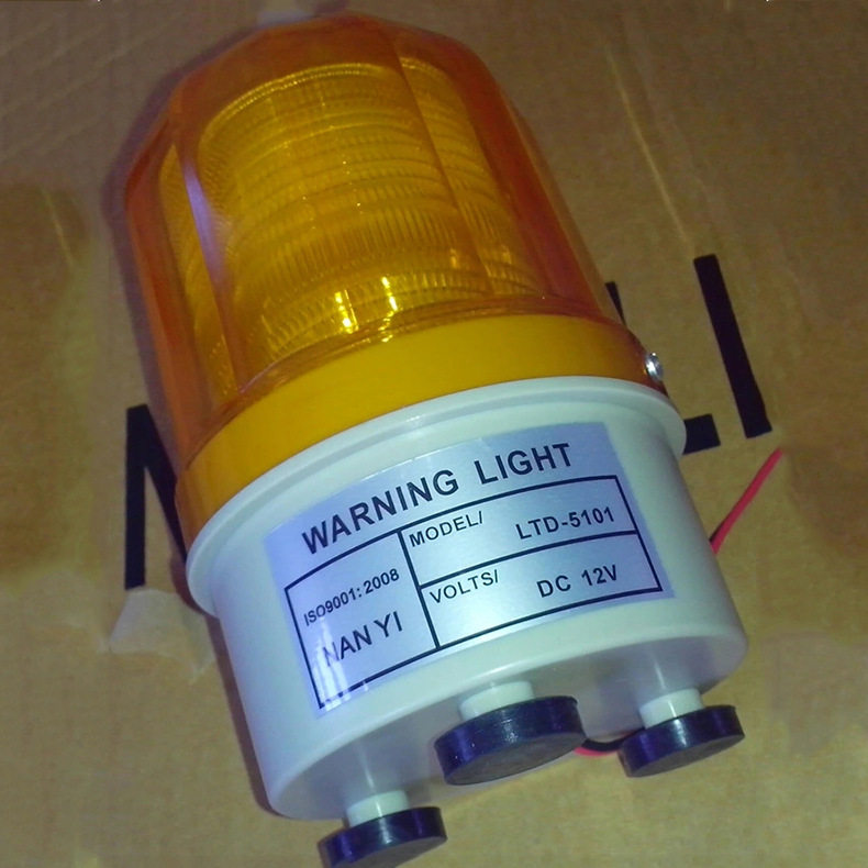 LTD-5101J 磁吸式 LED频闪灯 设备用LED指示闪光警示灯灯吸盘式