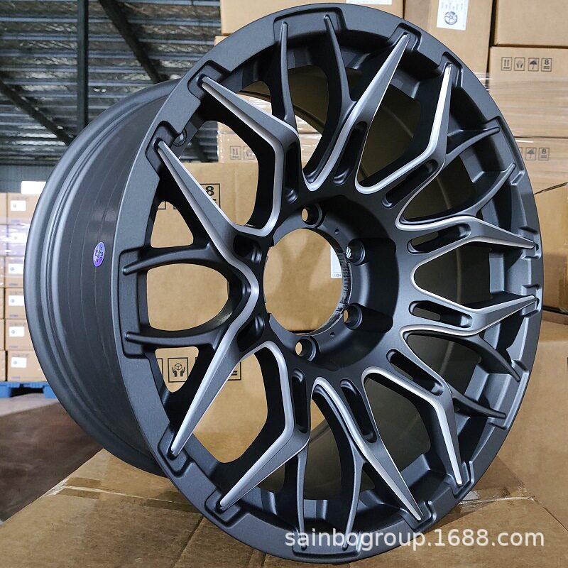 盛博17寸黑色车面铝合金轮毂