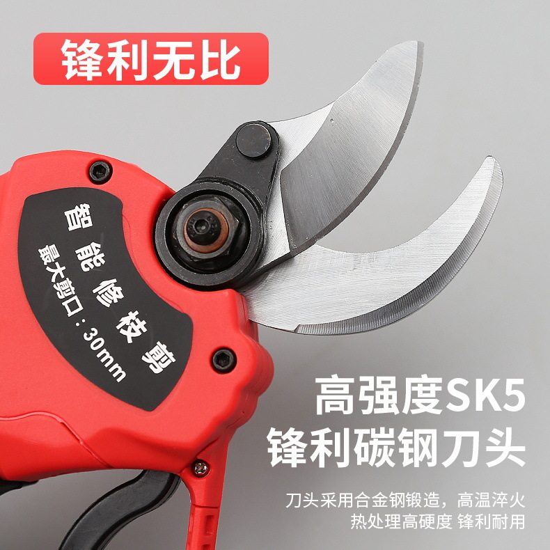 无线锂电动剪刀多功能充电式果树枝园林修枝剪锂电动手锯粗枝剪