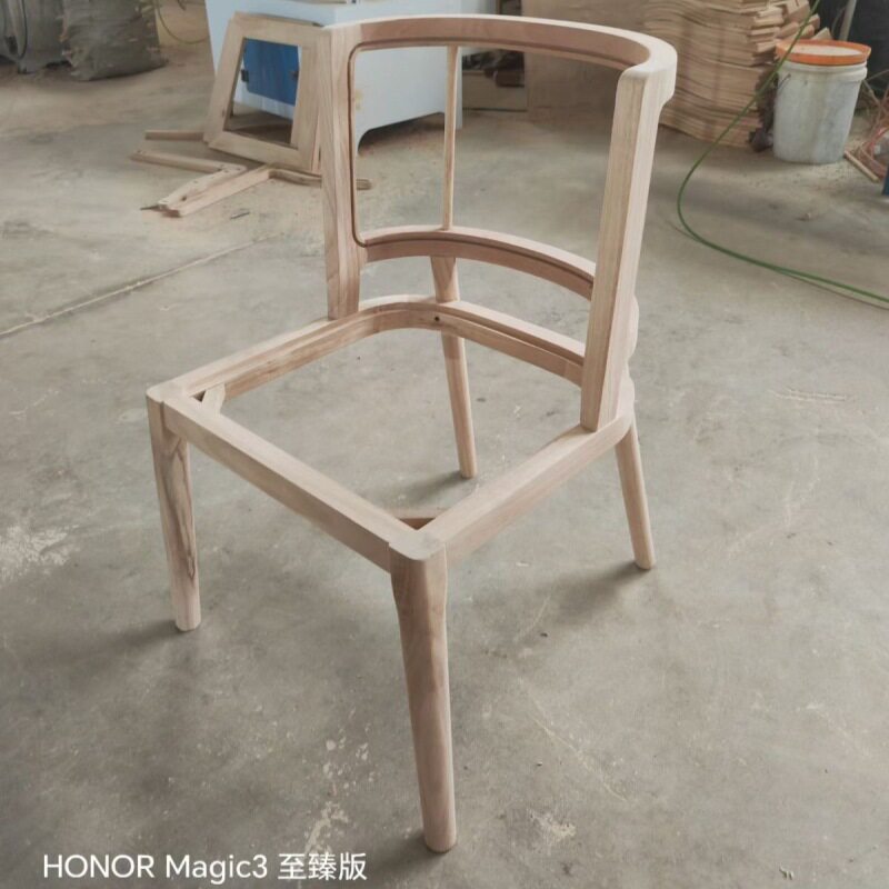 中古风实木茶台椅白胚豪华主人椅新中式休闲椅子白荐组合厂销直销