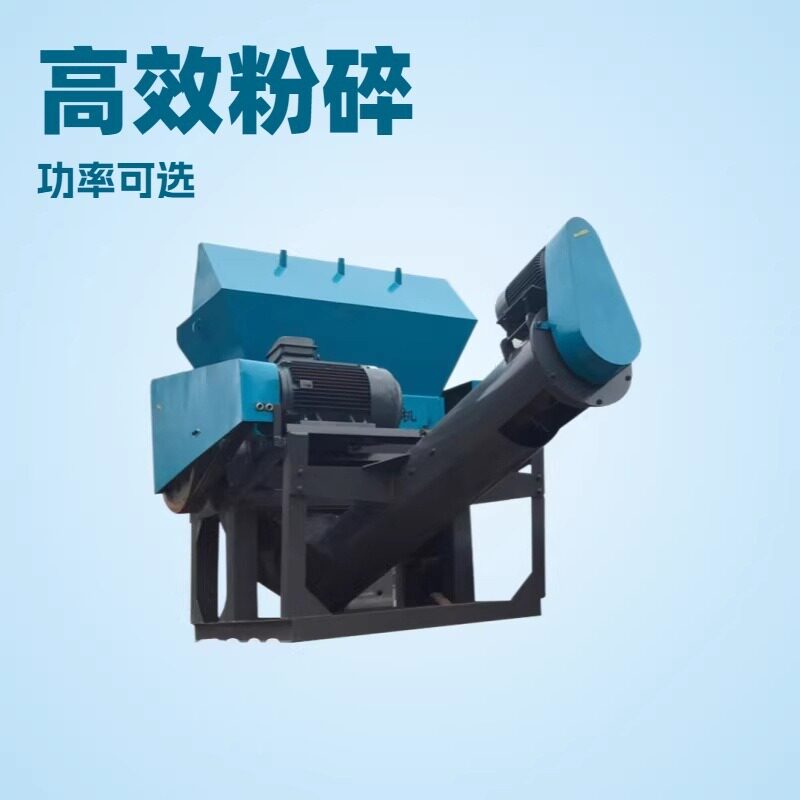 厂家800型塑料薄膜粉碎清洗一体机 废旧地膜大棚膜破碎清洗设备