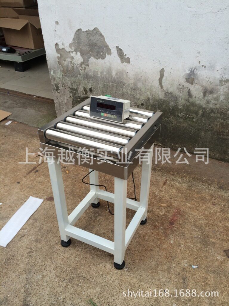 川沙滚筒电子秤 物流流水线自动检重滚筒秤 浦东无动力输送滚轮