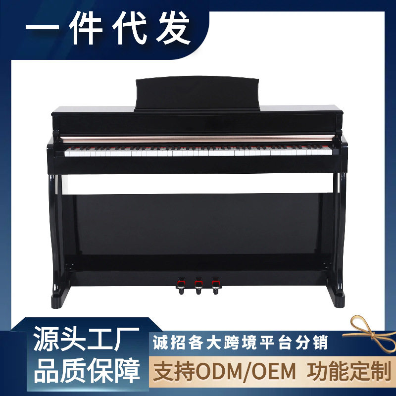 88键多功能便携式电钢琴儿童幼师初学者成人通用智能钢琴电子琴