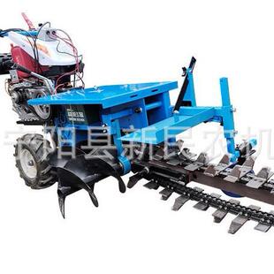 手扶微耕一体开沟机开槽开沟机挖坑机排水灌溉一体带动力一体机