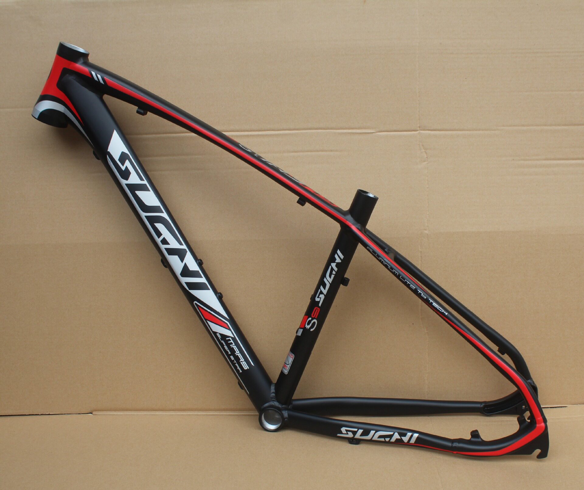 SUCHI速驰S9锥形管车架铝合金山地车车架自行车车架含碗组竞赛级