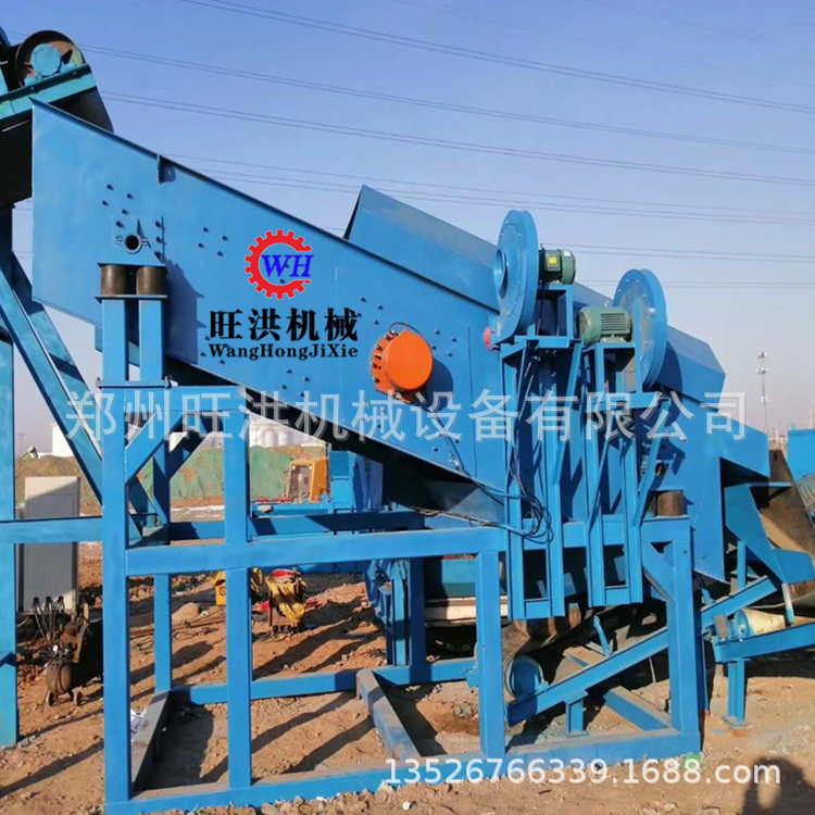 建筑垃圾地板砖水泥块破碎筛分设备生活垃圾塑料泡沫布头怎么处理