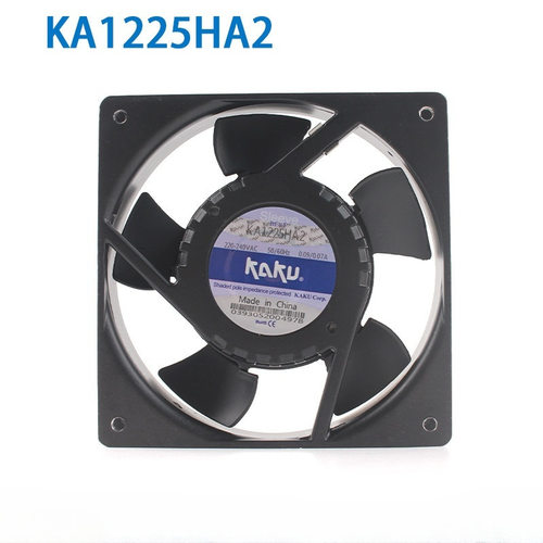 KAKU卡固 KA1225HA2 含油220V 0.07A/0.06A电柜耐高温散热风扇