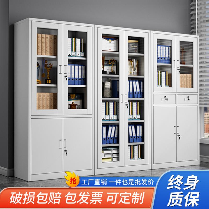 财务凭证柜铁皮柜文件柜办公室资料柜档案收纳带锁矮柜储物柜靠墙