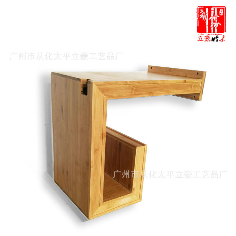 立豪竹木厂竹书柜竹架DIY组合柜竹展架组装竹架简易竹隔板置物板