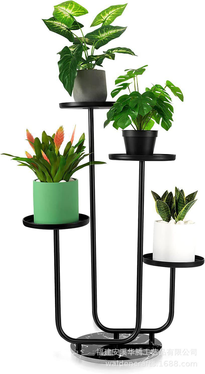 圆形多层植物支架室内植物u型花盆架北欧创意花架子