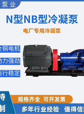 耐高温防汽蚀N型冷凝泵锅炉蒸汽系统电厂石化专用不锈钢离心泵