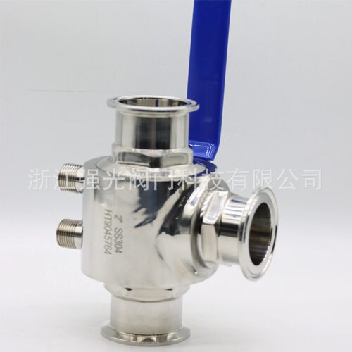 卫生级保温球阀手动直通三通快装焊接不锈钢304/316L