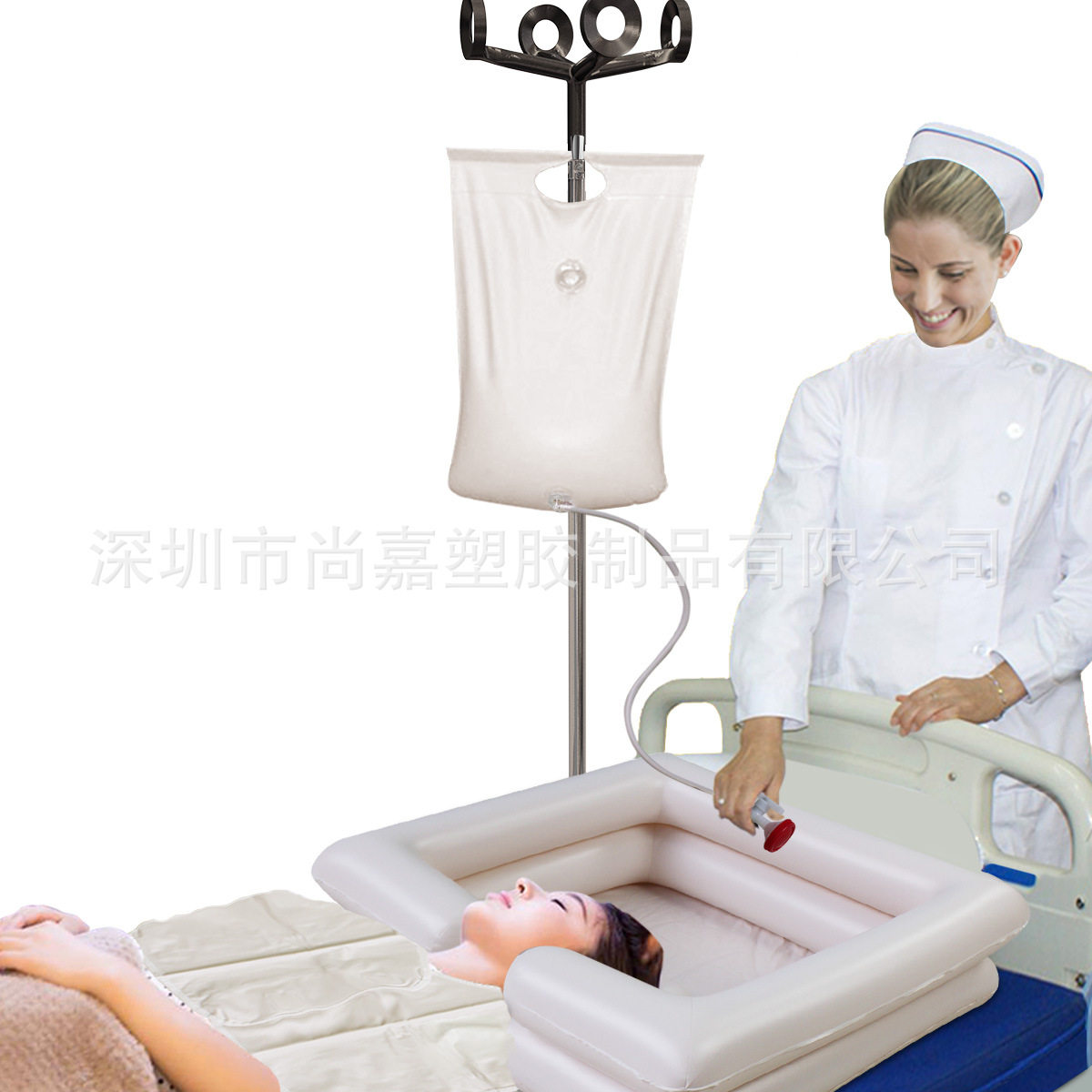 批发PVC充气洗头盆便捷护理家庭老人洗头盆理发店免弯腰洗头盆