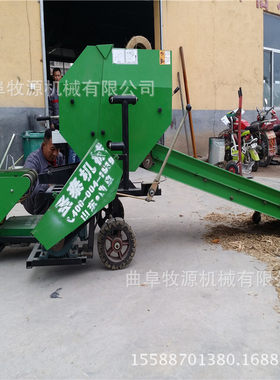 半自动打包机 曲阜牧源玉米秸秆粉碎打捆包膜机 手动开关舱