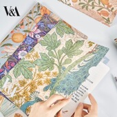 V&A博物馆大师系列 沃尔特克兰莫里斯草莓小偷L型文件夹A4资料袋