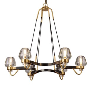 全铜简约美式轻奢客厅餐厅吊灯设计师创意复古吧台别墅样版房吊灯