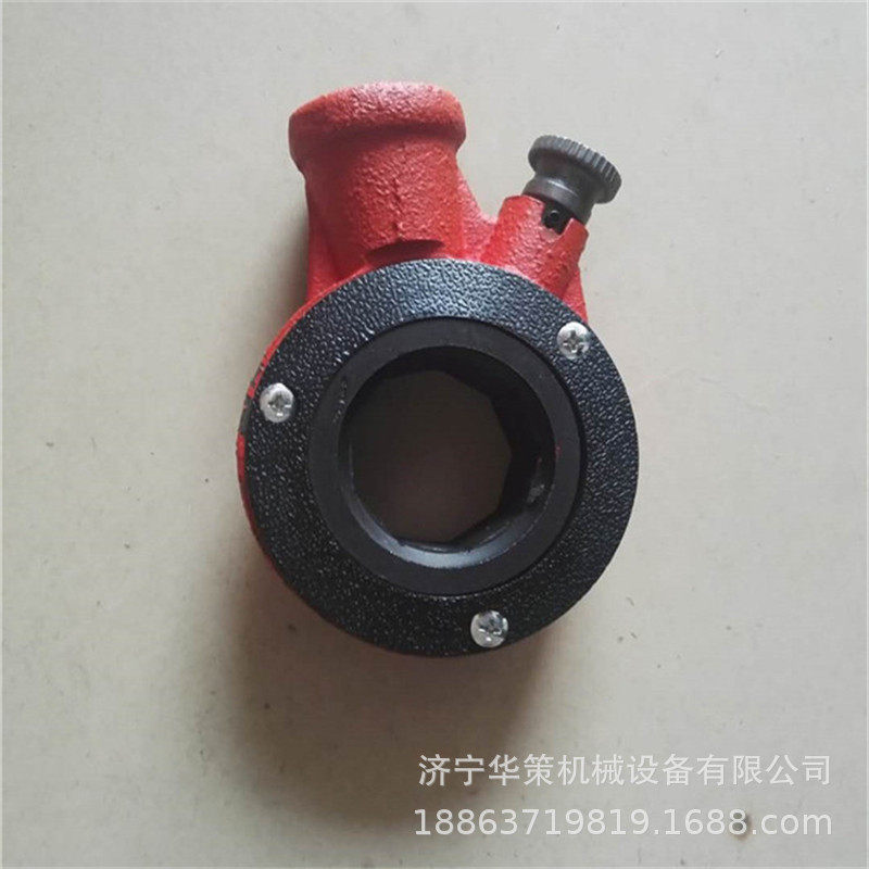 手动套丝机厂家1寸纯手动管子套丝机便携式水管铰板