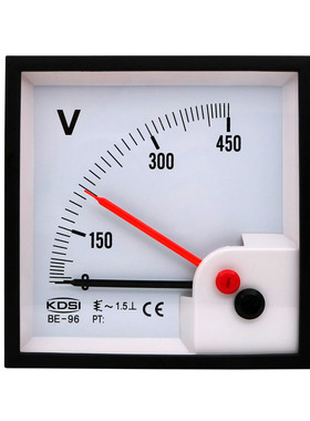 KDSI指针式电压表BE-96 AC450V双针 交流电压表 配电柜用电表