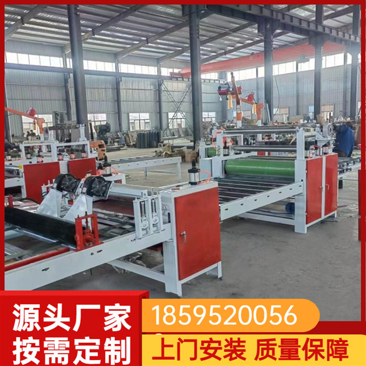 冷胶PVC膜贴面机碳晶板共挤板贴膜机软硬包墙布膜上涂胶平贴机图片