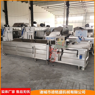 蝶形大馓子油炸流水线 炸麻叶油炸机 麻油馓子油炸锅