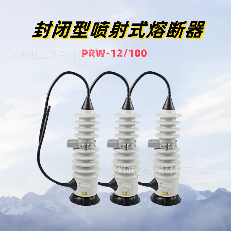 10KV户外高压封闭型喷射式熔断器 PRW-12/50A100A 令克开关保险