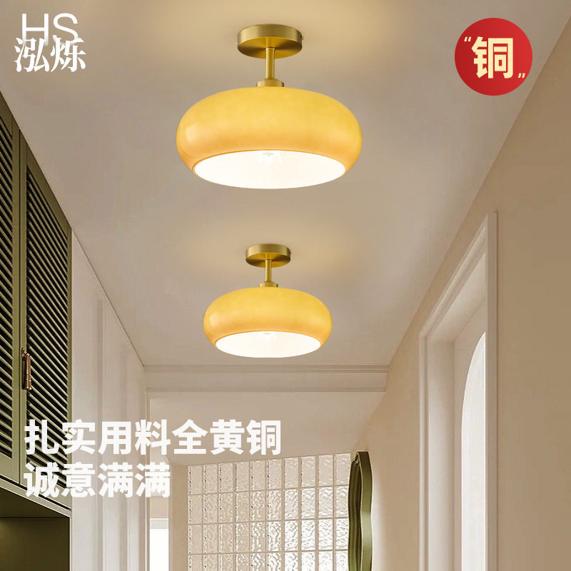 全铜法式复古设计师小吊灯